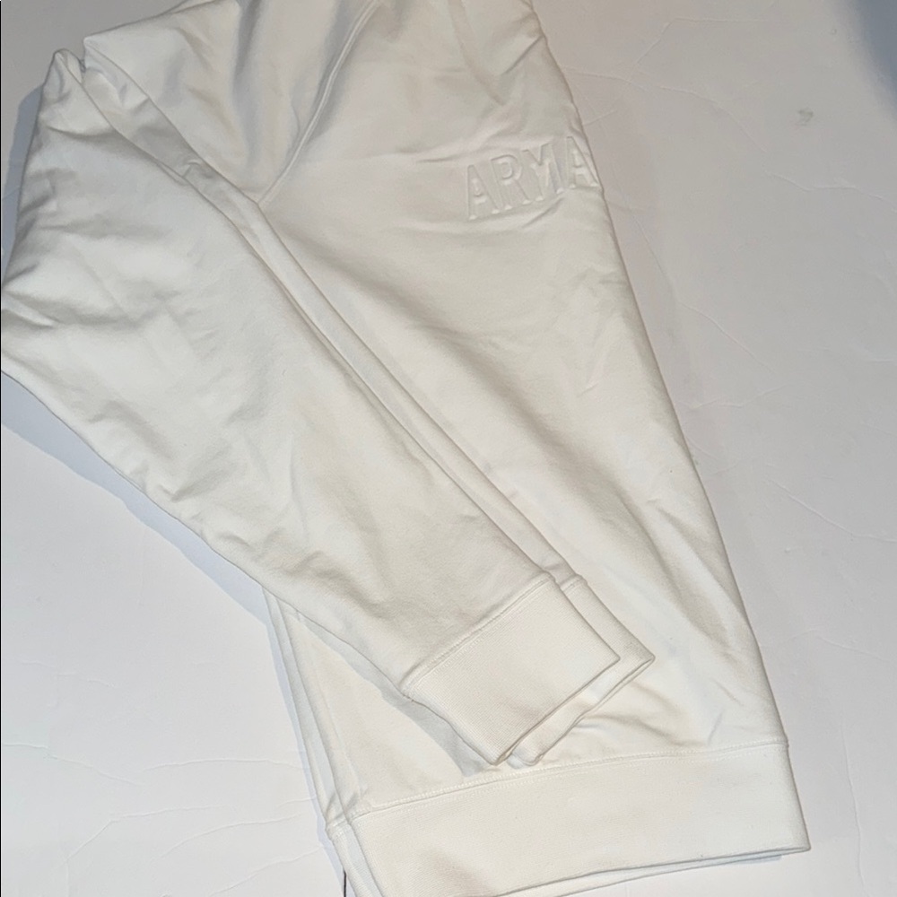 Armani Jeans Classic White Crewneck - Picture 4 of 5